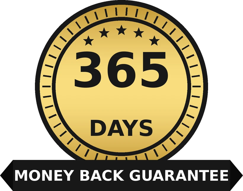 Spartamax 365-day money-back guarantee